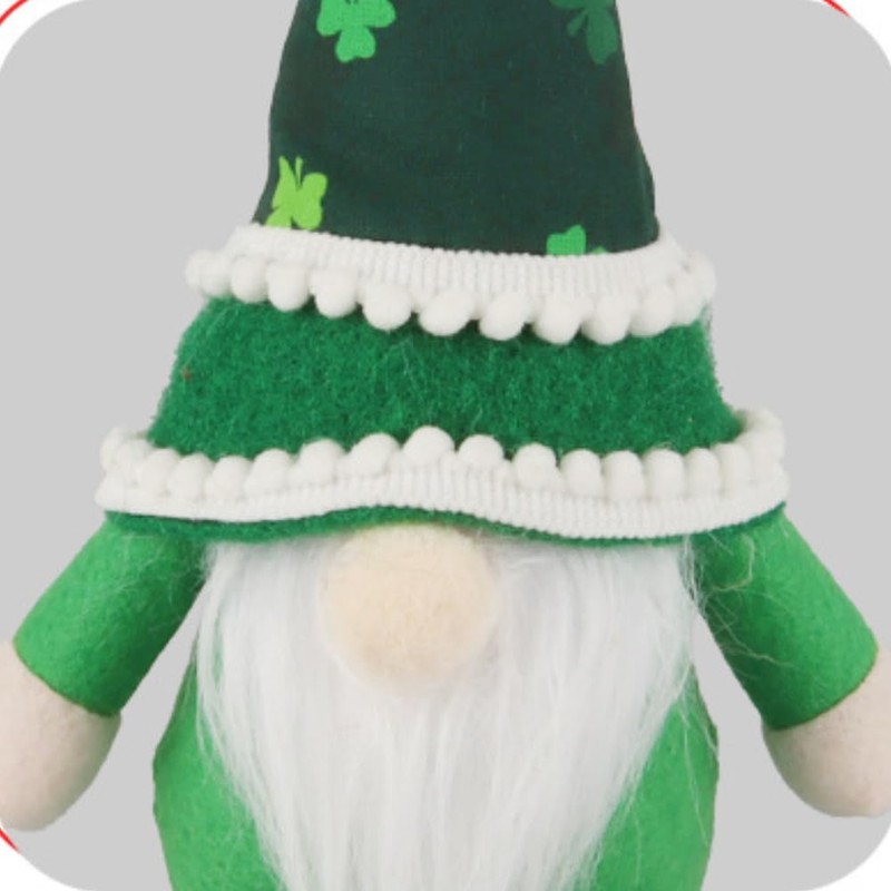 zhuja St Patricks Day Decorations Gnome Plush Home Table Ornament