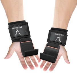 Jag Gears versa Gripps Pro Lifting Aids Gym Fast Grips Crossfit Pull Aid Pull-Up Aid - Lifting Aid Gym - Lifting Aids Leather - Versa Grips - Fast Grip Lifting Aids - Cobra Grips (Black)