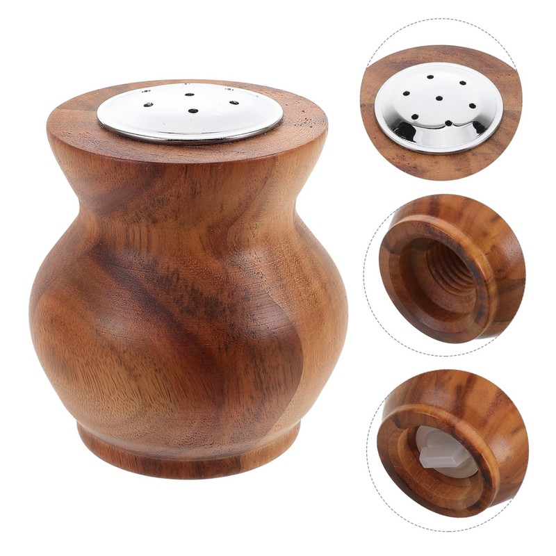 Kisangel Hand Crank Pepper Salt Pepper Shaker Sugar Canister Bottle