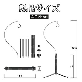 Goal Zero Stand, Lantern Stand, Outdoor Camping Necessary, Accessories for LED Lanterns, Dustproof and Waterproof Design, Tripod, Convenient, Lightweight, Durable, Lantern Shade