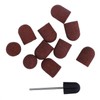 Pack of 10 Nail Dedicated Head Sanding Cap Polisher Sand