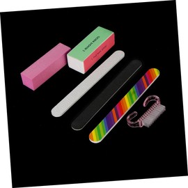 Mikinona Nail Care Kit: 6pcs Manicure Tools Nail Polisher Buffing Block Board for Nail Art Home Care