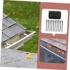 Gatuida 1Set Balcony Gutter Guard Mesh for Easy Installation Protecting
