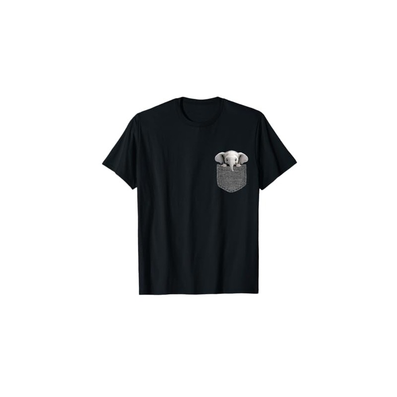 Elephant in Pocket T-Shirt
