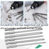 10pcs Phillips and Flat Head Screwdriver Bits Set S2 Steel