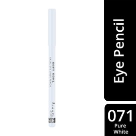 Rimmel Soft Kohl Kajal Professional Eyeliner Pencil, Intense Long-Lasting Colour, Up to 12 Hours Wear, Smudge Proof, 1.2 grams, Pure White