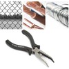 6'' High Carbon Steel Slimline Bent Nose Pliers Round Curved
