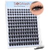 Manga Lash Clusters with Spikes Anime Eyelash Clusters for Baddie
