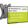 Goobay Fixed Wall Mount S for TVs from 23 to