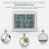 AMIR Indoor Outdoor Thermometer, 3 Channels Digital Hygrometer Thermometer with