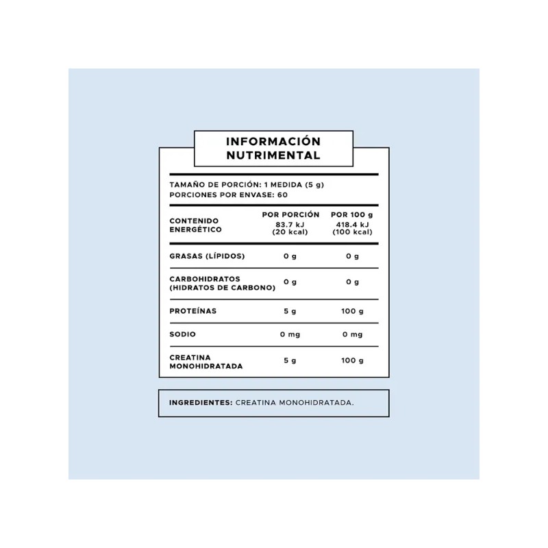 Pure Form: Crea 300g Sin Sabor