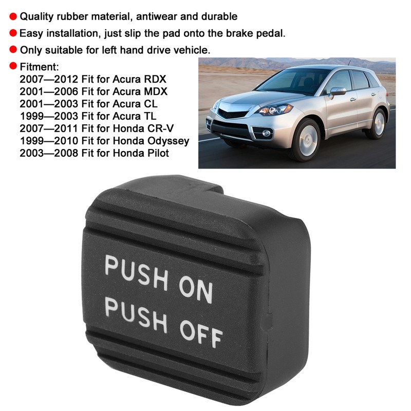Emergency Parking Brake Pedal Cover Rubber Pad 47120-S0X-003 Fit for