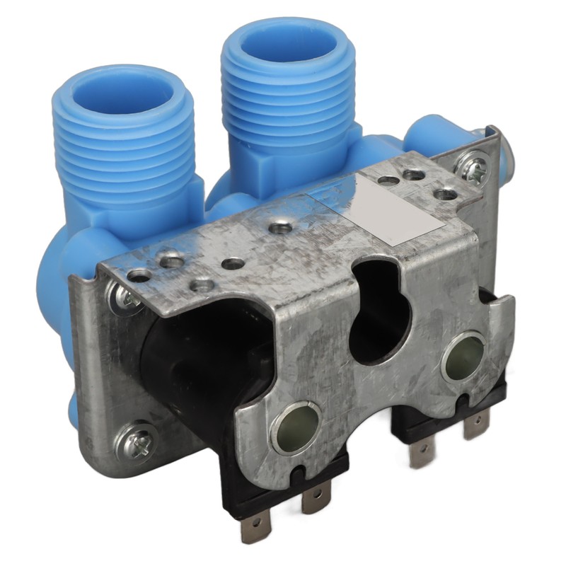 Water Inlet Valve Blue Double Head PP Washer Water Inlet