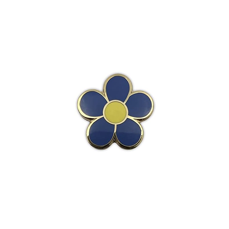 Forget Me Not Blue Flower Lapel Pin