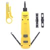 VCELINK Punch Down Tool with 110/66 Blades, Multifunction Hook Tool