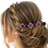 Sparkling Crystal Hair Clips, Braided Hair Clips for Women, Girls,