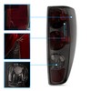 AmeriLite Red/Smoke Replacement Brake Tail Lights Set For 04-12 Chevy