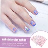 Baluue 5sets Cherry Blossoms Nail Art Stickers Stick Nails Floral