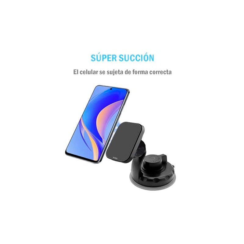 Vimi Soporte Magnetico Base para Celular Iman Ventosa 360 Coche