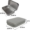 6 Pcs Metal Hinged Tin Box Container Mini Portable Small
