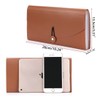 3 Pack 13 Pocket Check Bill Folder, Expandable Coupon Currency