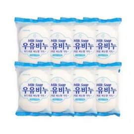 Gamdong 감동 우유비누(100g 2개입) 8개 세수 미용 화장 목욕비누 Emotive Milk Soap (100g x 2) 8 Sets Facial Beauty Bath Soap
