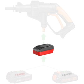 Adapter for Worx 20V Tools - Compatible with Black+Decker LBXR20 & Porter Cable PCC680 20V Li-Ion Batteries (Not 18V Ni-CD) - Power Only (No Charging) - 1 Adapter