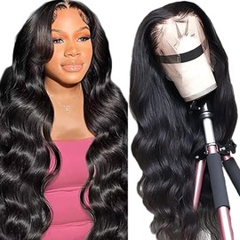 2 GS 13X6 1B BB Lace Frontal Human Hair Wig 24 Inch