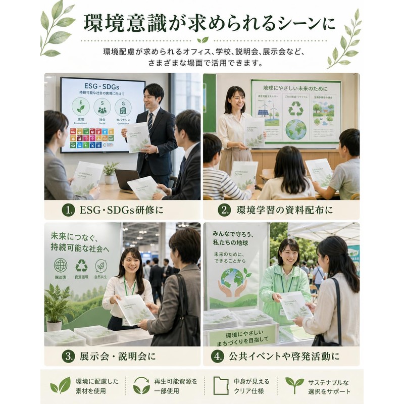 50% Oyster Shells x 50% Recycled Plastic Clear File