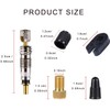 KEWAYO Presta Valve Core Tool Set, 18Pcs Valve Repair Kit,