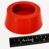 High Temp Masking Supply 3.25" x 4" Silicone Rubber Tapered