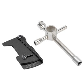 Cross Wrenches Maintenance Big Sleeve Hex Tools Multifunction RC Car 4WD Positioning Ruler KitBlack