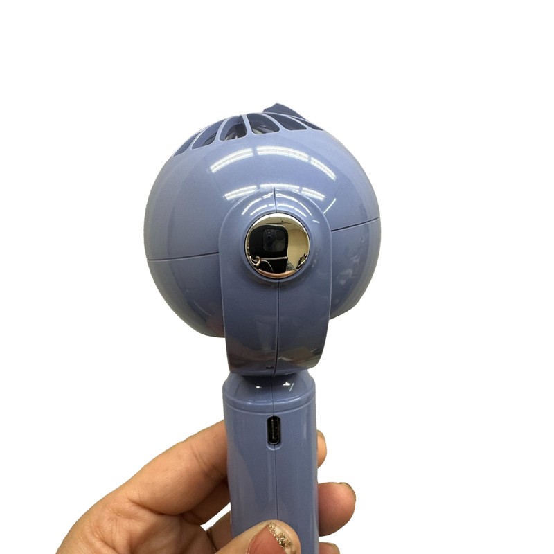 No-ne. Cooling Plate, Handy Fan, Blue, Approx. W 3.2 x