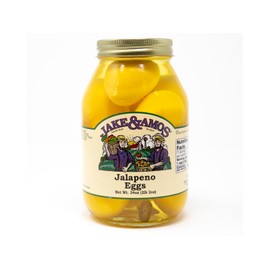 Jake & Amos Jalapeno Eggs 32 Oz. (2 Jars)