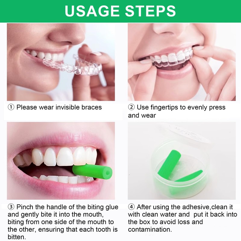 Pack of 10 Aligner Chewies Aligner Tray Seater Chewies Green