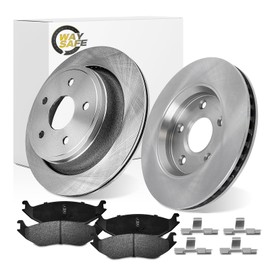 Owaysafe Rear for 2007-2009 Chrysler Aspen Brake Kit, for 2011-2018 Ram 1500, 2002-2010 Dodge Ram 1500, 2004-2009 Dodge Durango Vented Brakes Rotors and Ceramic Pads Replacement 53006 967