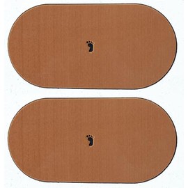 EvaTeak 9""X16"" Anti-Slip Marine Boat Bench SEAT Pads 2 Pack Brown, Medium, S916B