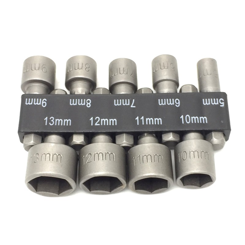 PANOVO 9pcs Power Hand Driver Drill Tools Set 5-13mm Metric