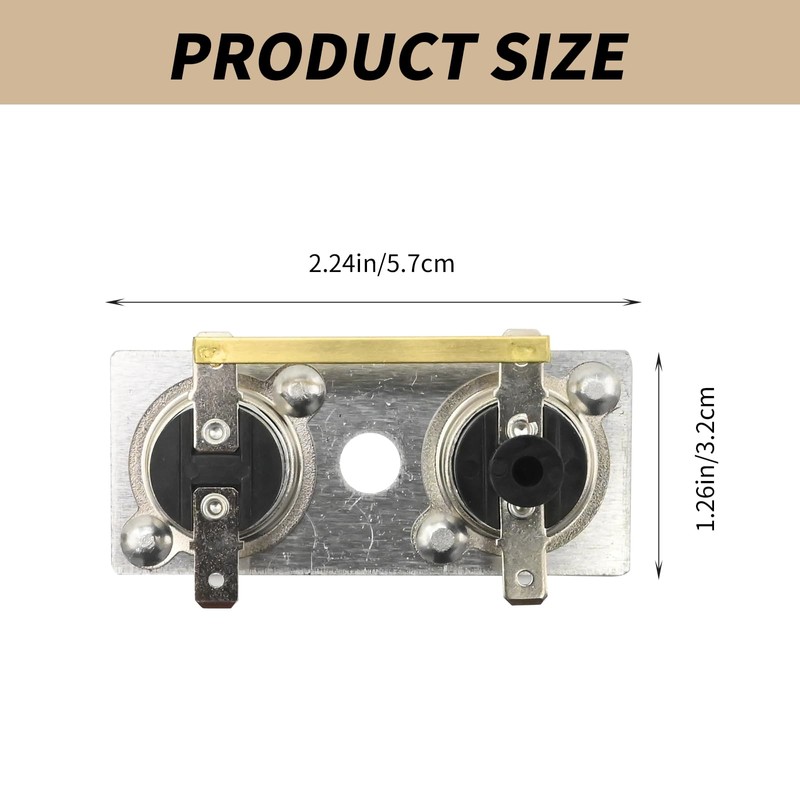 ZUDKSUY 2 Pack 232306 120V RV Water Heater Thermostat Switch,