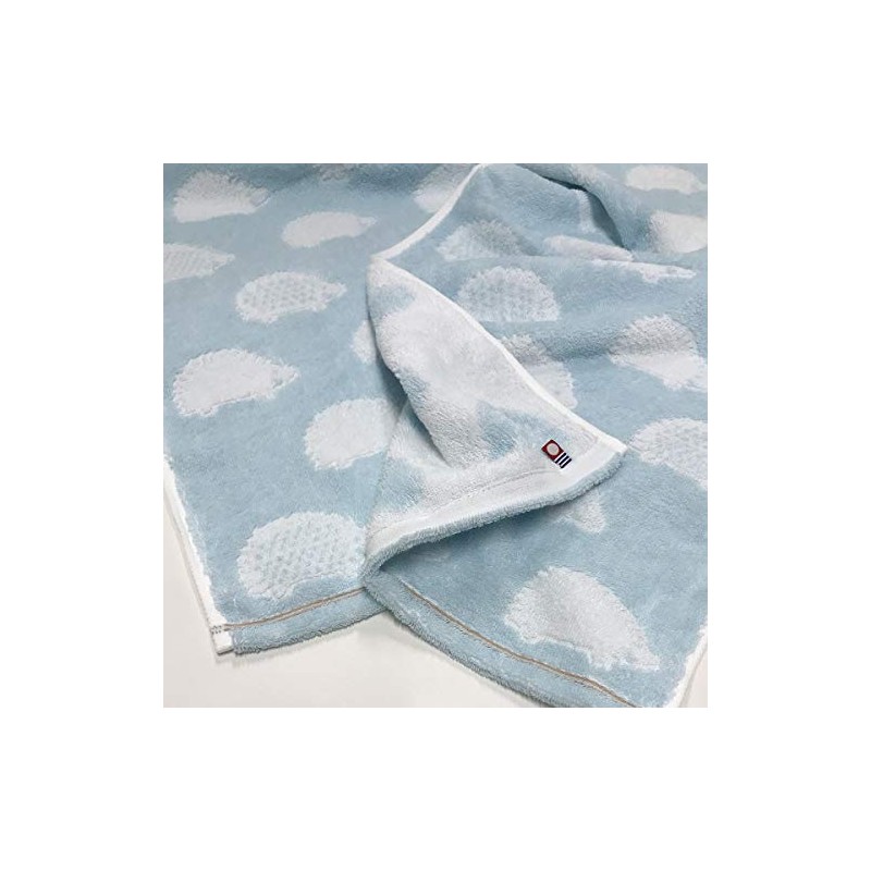 Imabari Towel Brand Certified Hedgehog Face Towels, Set of 3,