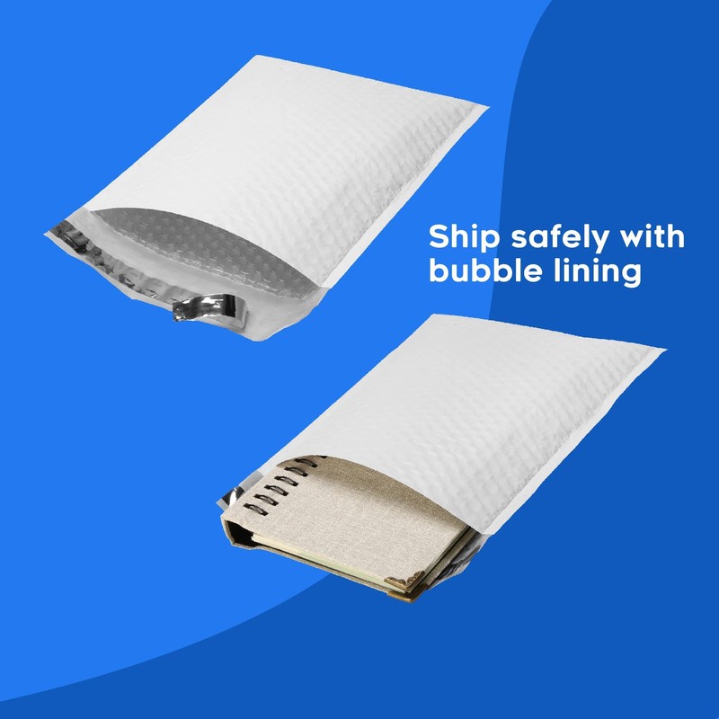 100#1 7.25x12'' Poly Bubble Mailers from The Boxery