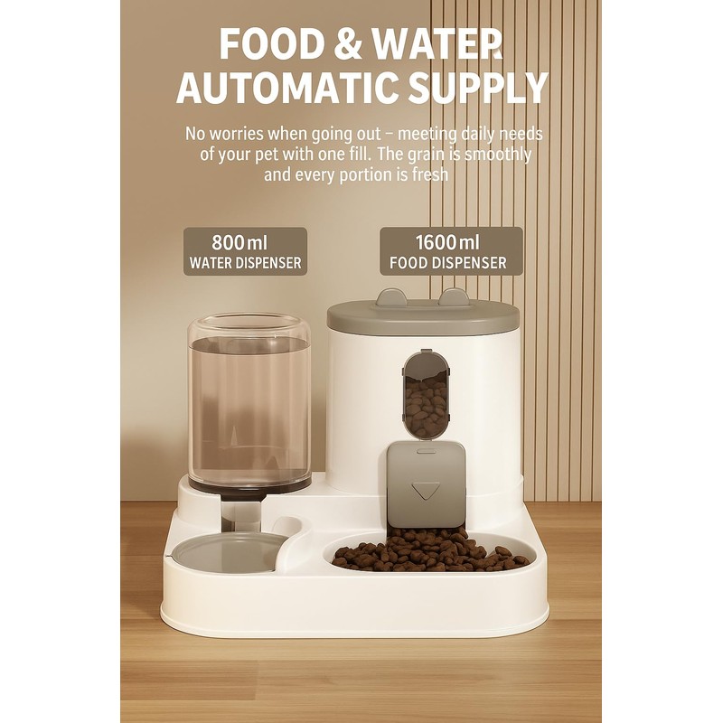 Autometic Gravity Pet Feeder (Yellow)