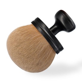 Big Self Tanning Blend Brush, Extra Large Kabuki, Self Tanner, Fundation, Powder, Sunless Tanning, Blusher, Shadow, Bronzer, Face and Body Brush (Black)