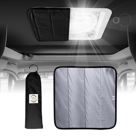 Living in a Bubble Magnetic Insulated Blackout MaxxAir Fan Cover for Sprinter, RVs and other Campervans, Universal Size, Snug Fitting RV Roof Vent Covers for Privacy, Fantastic Fan Vent Insulator