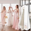 Svaldo Wedding Dress Garment Bags, White, 70x24x16"/Pack of 1, Portable