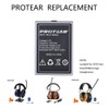 PROTEAR Rechargeable Battery for Our AM/FM Radio Bluetooth Headphones,Male Jack