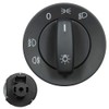 Light Switch Main Light Switch Fog Light 1K0941431Q 5ND941431A Black