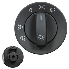 Light Switch Main Light Switch Fog Light 1K0941431Q 5ND941431A Black