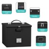 Fire Proof File Box for Documents - Portable Fireproof Document