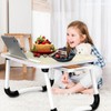 Zapuno Laptop Lap Desk, Foldable Laptop Table Tray with 4